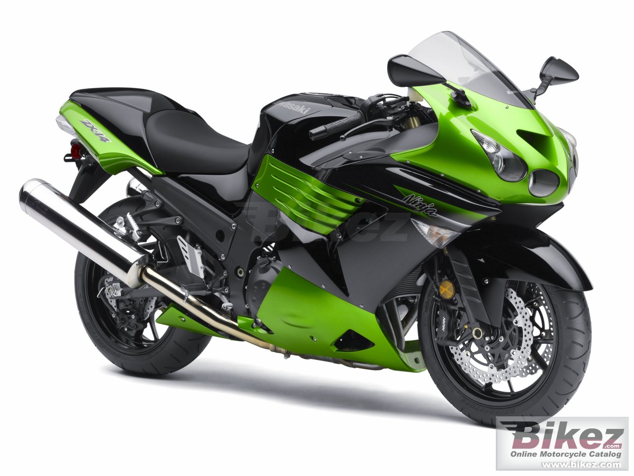 Big Kawasaki ninja zx -14 supersport picture and wallpaper from Bikez.com